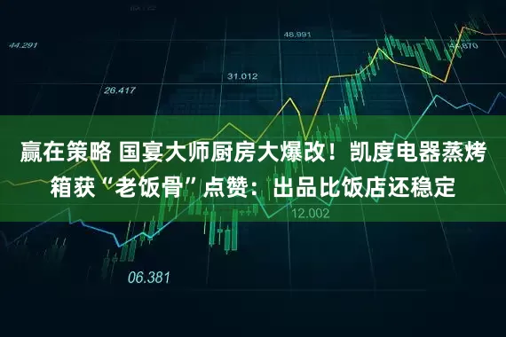 赢在策略 国宴大师厨房大爆改！凯度电器蒸烤箱获“老饭骨”点赞：出品比饭店还稳定