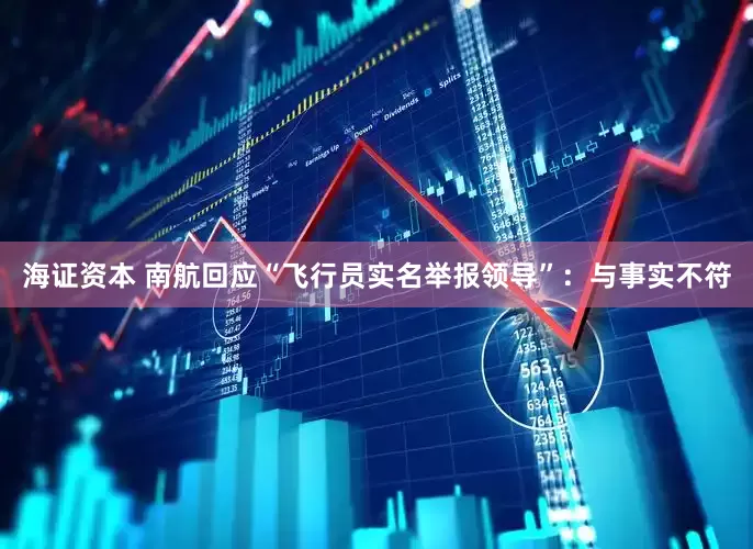 海证资本 南航回应“飞行员实名举报领导”：与事实不符