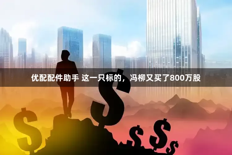 优配配件助手 这一只标的，冯柳又买了800万股