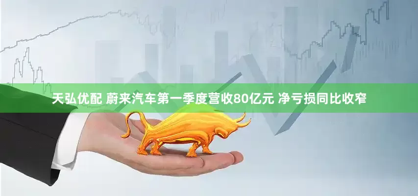天弘优配 蔚来汽车第一季度营收80亿元 净亏损同比收窄