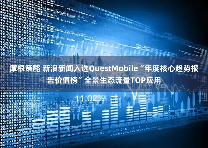 摩根策酪 新浪新闻入选QuestMobile“年度核心趋势报告价值榜”全景生态流量TOP应用